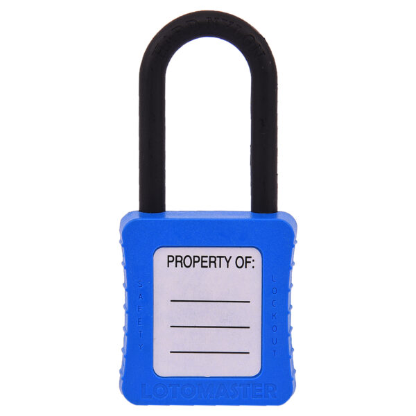 De-Electric Lockout Padlocks 3 Master Keyed 38mm Blue - Image 2