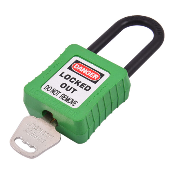 De-Electric Lockout Padlocks 3 Master Keyed 38mm Green - Image 3