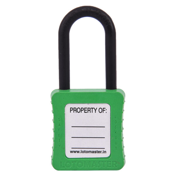De-Electric Lockout Padlocks 3 Master Keyed 38mm Green - Image 2