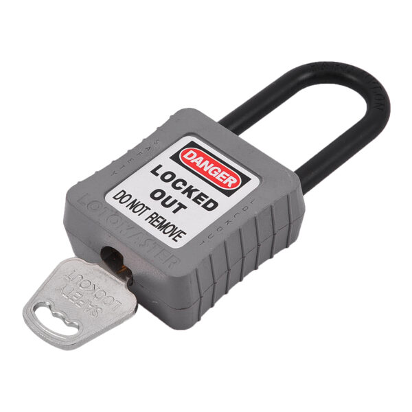 De-Electric Lockout Padlocks 2 Keyed Alike 38mm Grey - Image 3