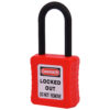 Di Electric Loto Padlock 38mm Keyed Different Red