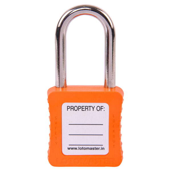 Safety Lockout Padlock 38mm Keyed Different Orange - Image 2
