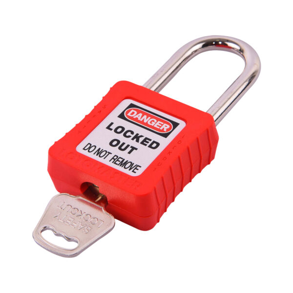 Safety Lockout Padlocks 3 Keyed Alike 38mm Red - Image 3