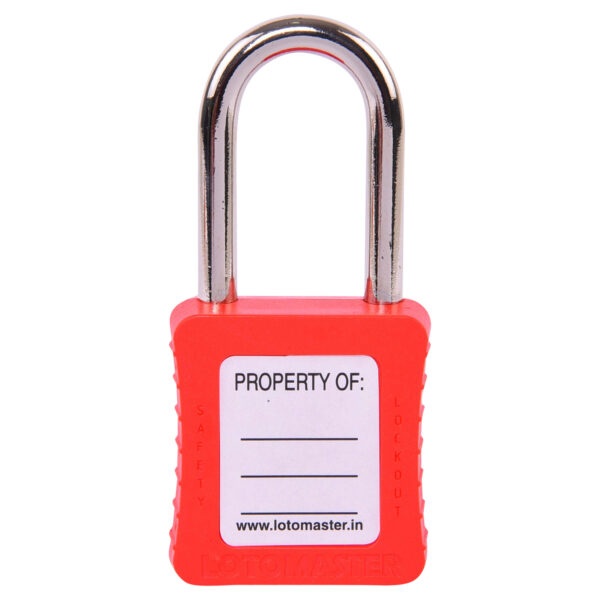 Safety Lockout Padlocks 3 Keyed Alike 38mm Red - Image 2