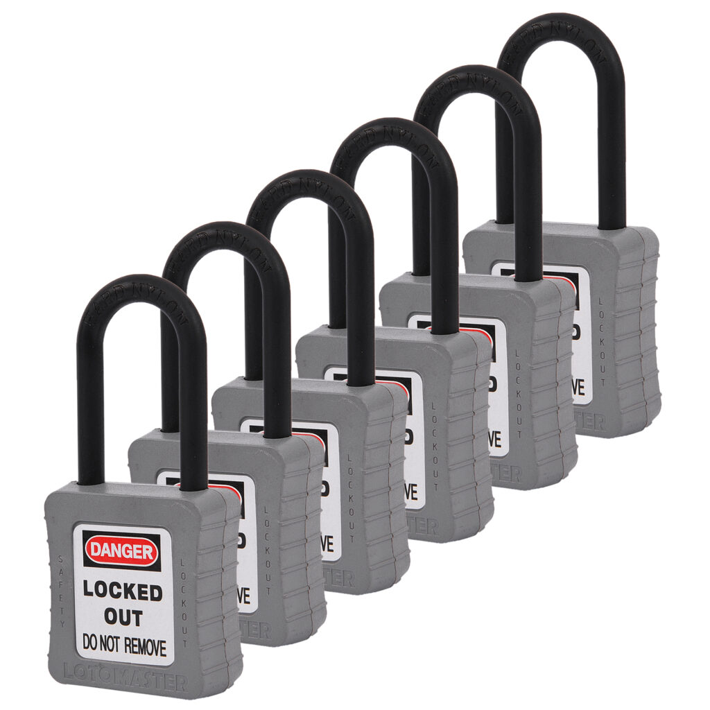 de-electric-lockout-padlocks-6-master-keyed-38mm-grey-lotomaster