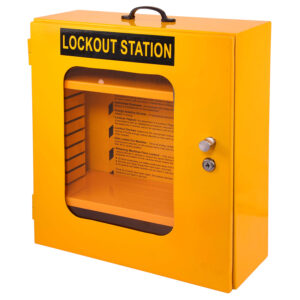 Steel lockout stations